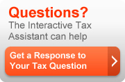 Questions? The Interactive Tax Assistant can help
