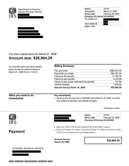 Understanding Your CP161 Notice