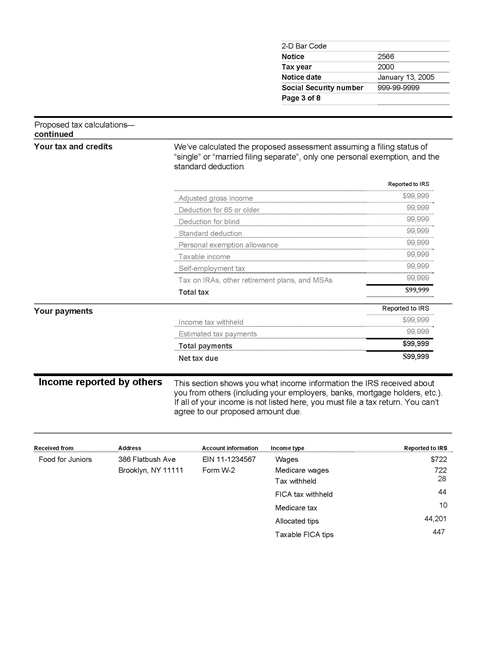 Understanding Your CP2566 Notice