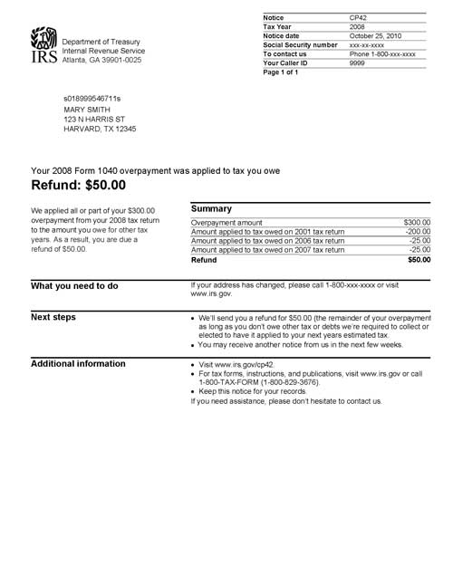 Understanding your CP42 Notice