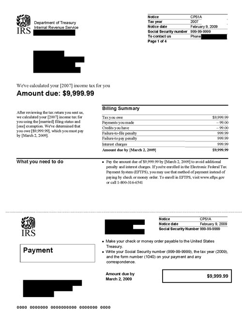 Understanding your CP51A Notice