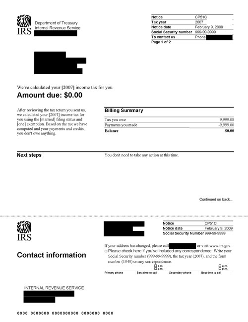 Understanding your CP51C Notice